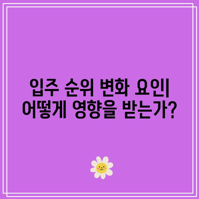 LH 임대아파트 입주 순위 확인하기| 실시간 순위 및 확인 방법 안내 | LH 임대아파트, 입주 순위, 신청 방법