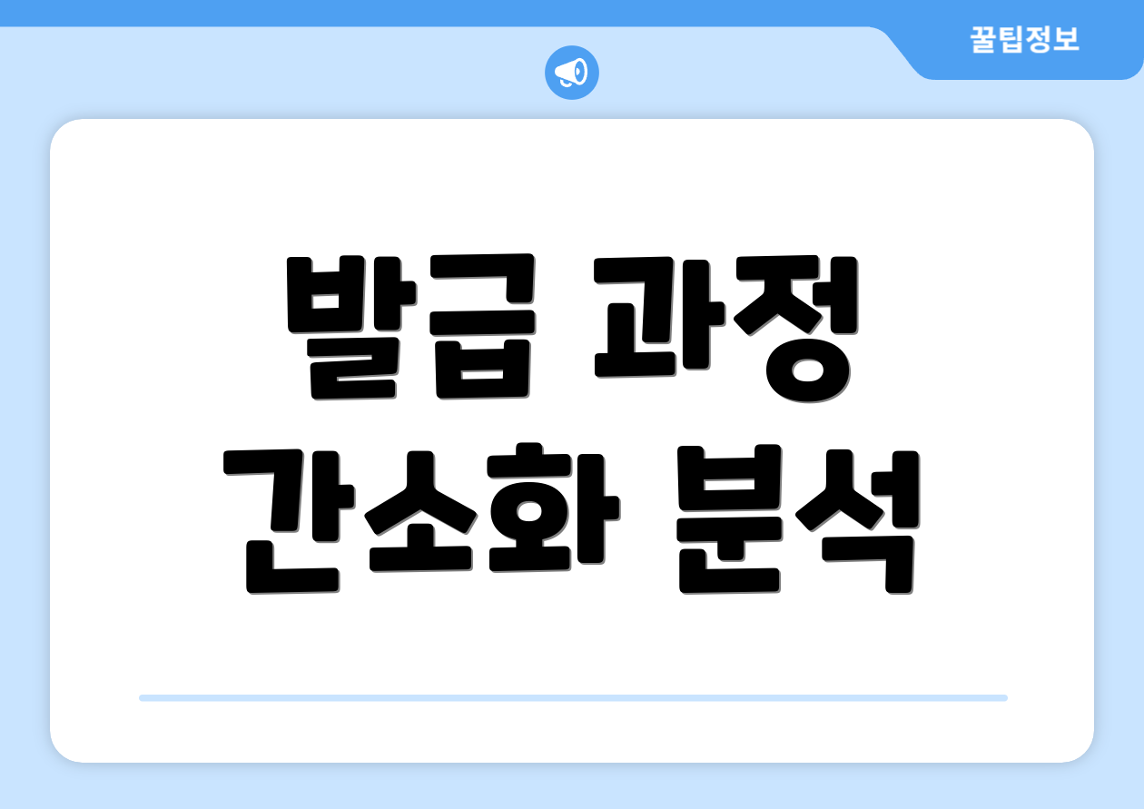 발급 과정 간소화 분석