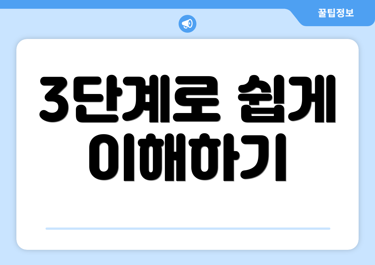 3단계로 쉽게 이해하기