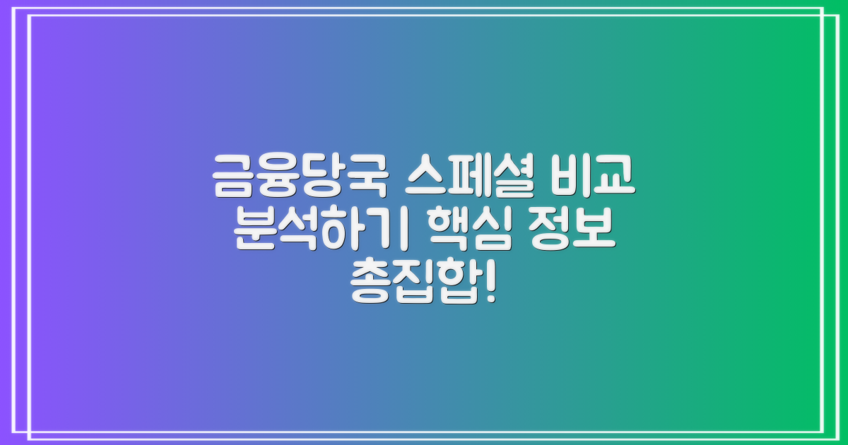주요 금융당국 비교
