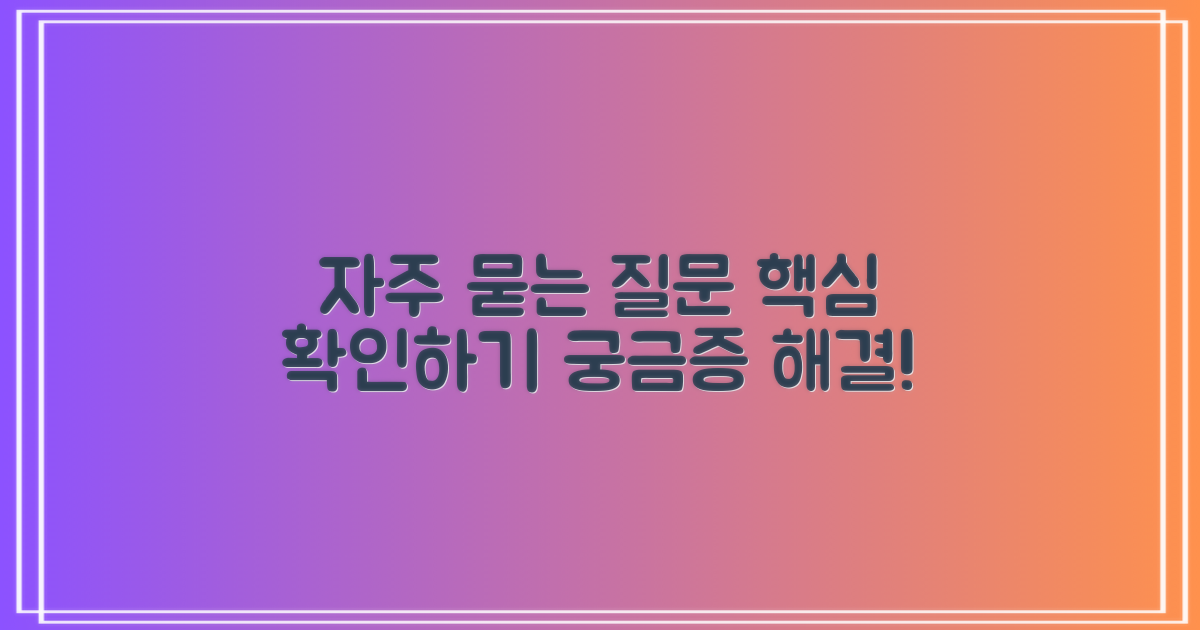 자주 묻는 질문