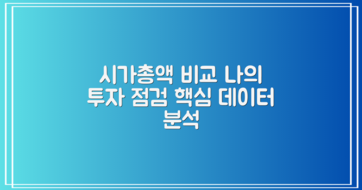 시가총액 비교 분석